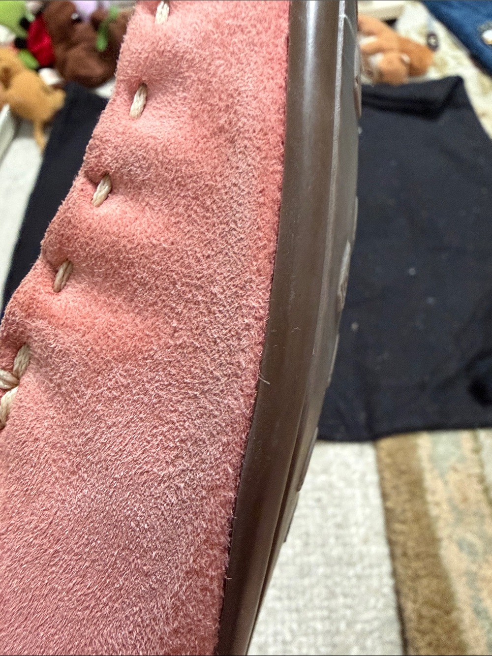 AGL Coral Pink Suede Driving Loafers - Picture 12 of 15